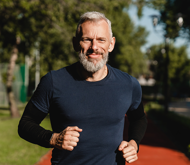 men jogging