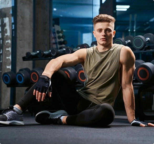 man-posing
